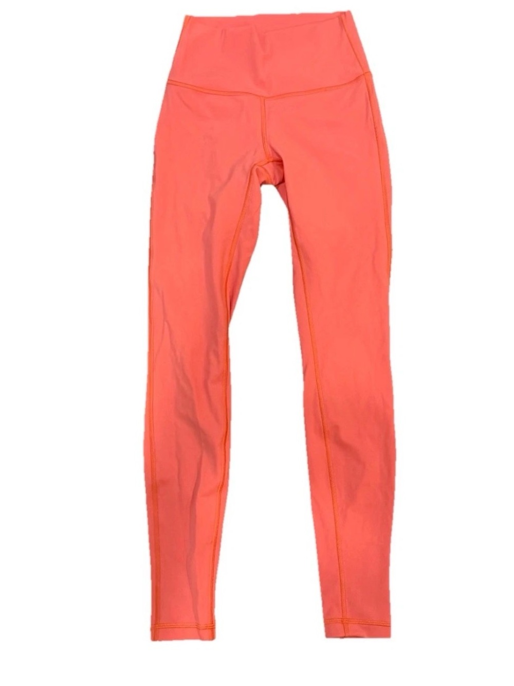 Lululemon Align High Rise Full Length Leggings Size 4 Warm Coral EUC